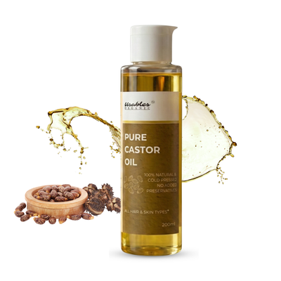 Wood Pressed Cold Pressed Castor Oil – 100% Pure & Natural 200 ml