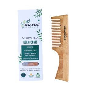 Neem Comb,Wooden Handle Comb|Hair Growth,HairFall&Dandruff Control(Normal Teeth)