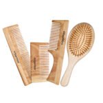 Neem Comb,Wooden Comb|Hair Growth&Hairfall Control(Dual,Normal,Wide,Brush Combo)