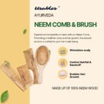 Neem Comb,Wooden Comb|Hair Growth&Hairfall Control(Dual,Normal,Wide,Brush Combo)