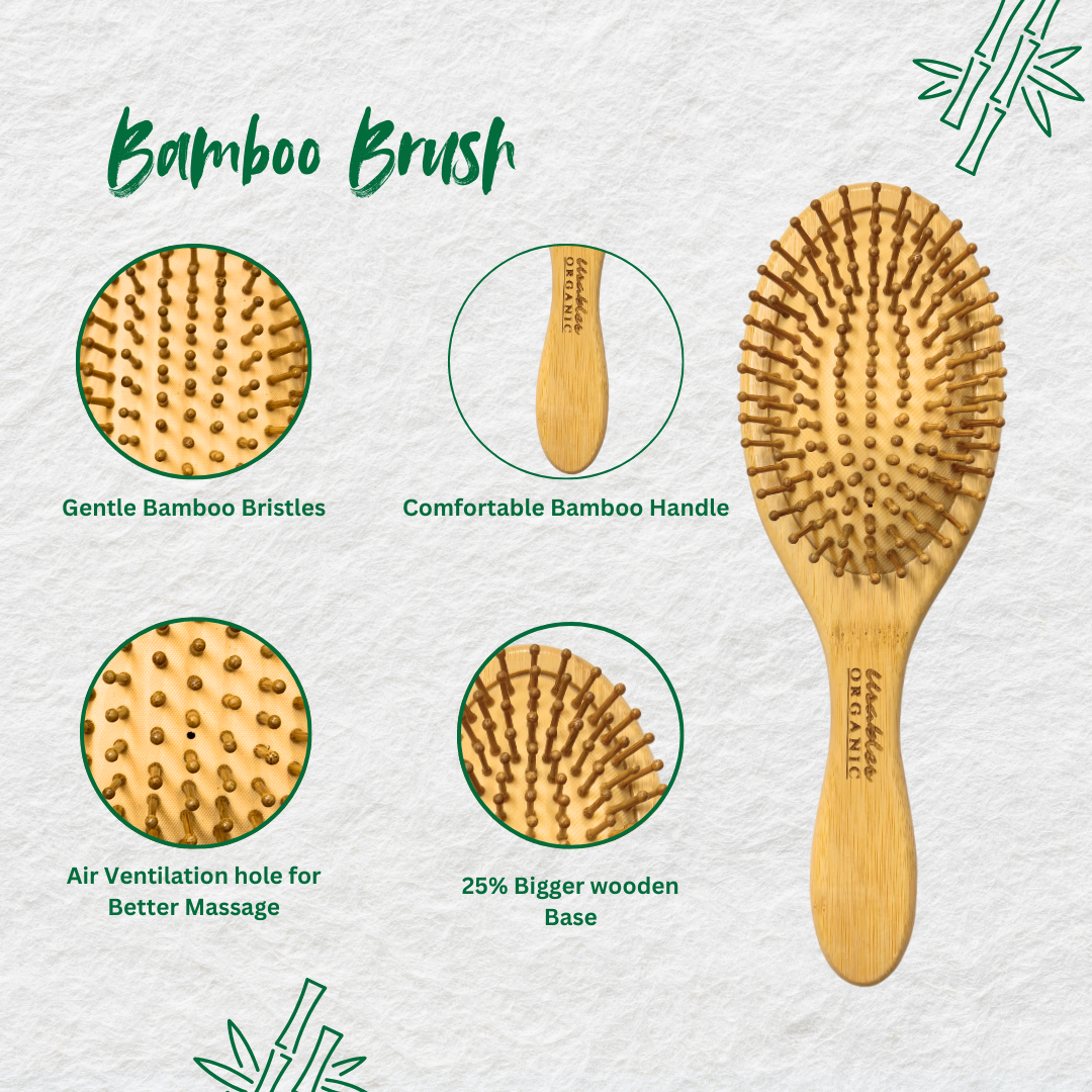 bamboo brush oval 8