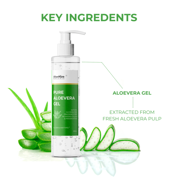Pure Aloe Vera Gel 200 ml - Image 2
