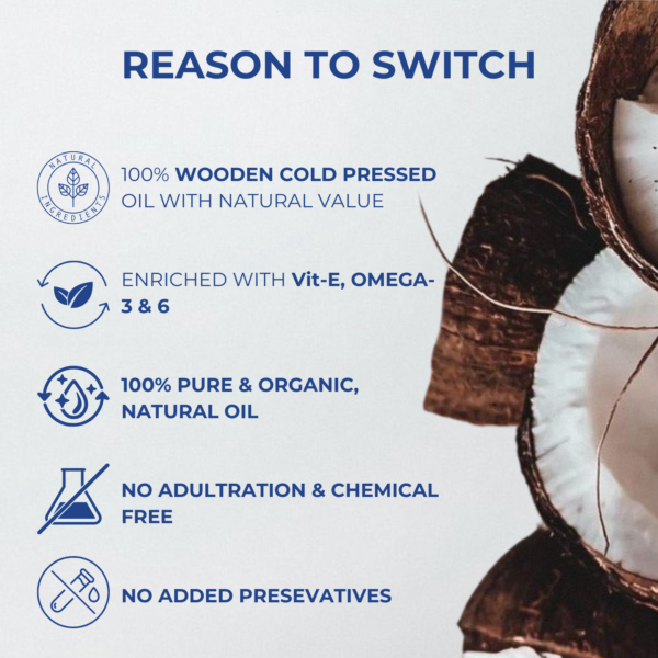 Cold Pressed Virgin Coconut Oil 100 ml - Image 3