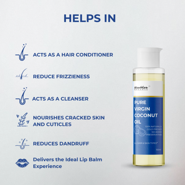 Cold Pressed Virgin Coconut Oil 100 ml - Image 4