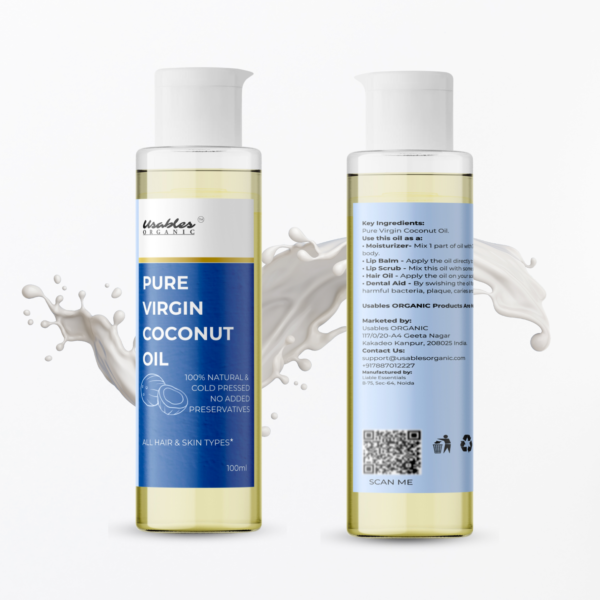 Cold Pressed Virgin Coconut Oil 100 ml - Image 6
