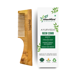 Kachhi Neem Wood Comb with Handle