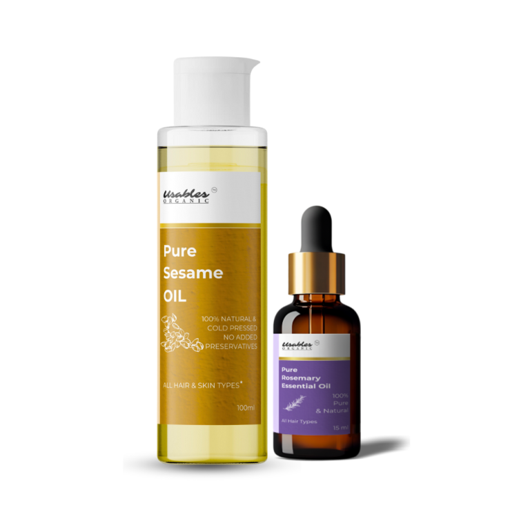 Hair Vitality Duo: Rosemary Oil & Sesame Oil